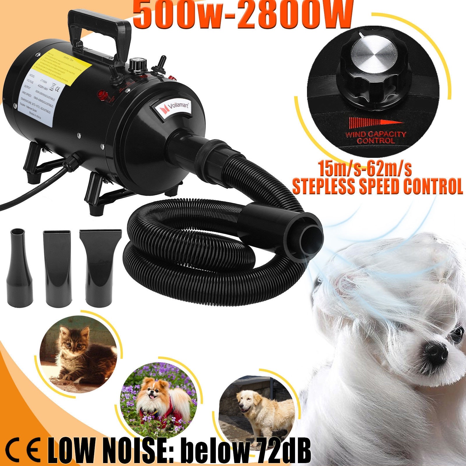 pet dryer 2800w