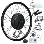 Voilamart 26" 1500W Rear Wheel Electric Bicycle Conversion Kit 48V Colorful LCD