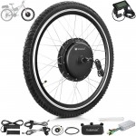 Voilamart 26" Ebike 100mm Front Hub Motor Wheel Conversion Kit 48V 1000W LCD PAS