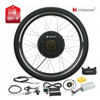 Voilamart 26" 48V 1500W Rear Wheel Electric Bicycle Bike Motor Conversion Kit Hub Cycling