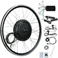 Voilamart 26" Front Wheel Electric Bicycle Hub Motor Conversion Kit 48V 2000W