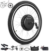 Voilamart 2000W 27.5" Electric Bicycle Conversion Kit Ebike Motor Cycling Hub Front Wheel (Thumb Throttle)