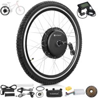 Voilamart 27.5" 1500W Electric Bicycle LCD Motor Rear Wheel EBike Conversion Kit (Twist Throttle)