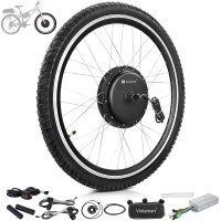 Voilamart 1000W 29" Electric Bicycle Conversion Kit Ebike Motor Cycling Hub Front Wheel (Thumb Throttle)