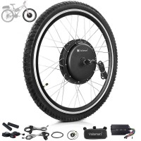 Voilamart 2000W 28" 700C Electric Bicycle Conversion Kit Ebike Motor Cycling Hub Front Wheel (Thumb Throttle)