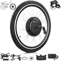 Voilamart 2000W 29" Electric Bicycle Conversion Kit Ebike Motor Cycling Hub Front Wheel with LCD (Twist Throttle)