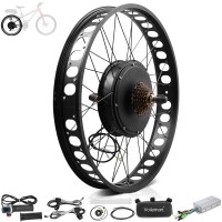 Voilamart 48V 1000W 26''x4.0 Fat Tire Electric Bicycle Rear Motor Conversion Kit