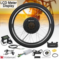 Voilamart 27.5" 1500W Electric Bicycle LCD Motor Rear Wheel EBike Conversion Kit