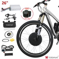 Voilamart 48V 1500W 26" Electric Bicycle Motor Conversion Kit Front Wheel E-Bike Hub