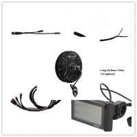 Voilamart Waterproof 48V 1500W Gearless Brushless Rear Ebike Motor Built-in Controller+ LCD Screen + Three Wires
