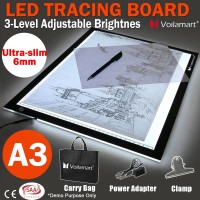 Voilamart A3 LED Light Box Tracing Board Art Design Stencil Drawing Thin Pad Copy Lightbox