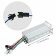 Voilamart 26" 48V 1500W Rear Wheel Electric Bicycle Bike Motor Conversion Kit Hub Cycling (Twist Throttle)