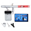 1/6HP Voilamart Air Brush Compressor Airbrush Spray Guns Stencils Hose Art Kit