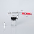 Voilamart 1/6 hp Compressor Airbrush Single-Action Dual Action Spray Gun Kit Air Brush Set