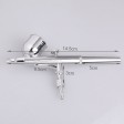 Voilamart Dual Action Airbrush Kit 0.3mm Nozzle Air Brush Spray Gun Art Tattoo 7CC Ink Cup