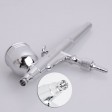 Voilamart Air Brush Compressor Kit Needle Dual Action Airbrush Stencil Make Up