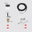 Voilamart 1/6 hp Compressor Airbrush Single-Action Dual Action Spray Gun Kit Air Brush Set