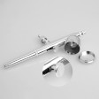 1/6HP Voilamart Air Brush Compressor 2 Airbrush Spray Guns Stencils Hose Art Kit