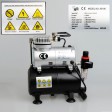 Voilamart 1/6 hp Compressor Airbrush Single-Action Dual Action Spray Gun Kit Air Brush Set