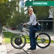 Voilamart 24" 48V 1000W Electric Bicycle Motor Conversion Kit Front Wheel E-Bike Cycling Hub (Thumb Throttle)