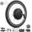 Voilamart 2000W 24" Electric Bicycle Conversion Kit Ebike Motor Cycling Hub Rear Wheel (Thumb Throttle)