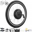 Voilamart 48V 1500W 26" Electric Bicycle Motor Conversion Kit Front Wheel E-Bike Hub (Thumb Throttle)