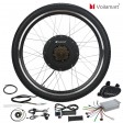 Voilamart 500W 26'' E-Bike Electric Bicycle Motor Conversion Kit Rear Wheel Cycling Hub (Twist Throttle)