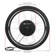 Voilamart 26" 48V 1500W Front Wheel Electric Bicycle Bike Motor Conversion Kit Hub LCD Meter (Thumb Throttle)