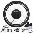 Voilamart Electric Bicycle Kit 26" Front Wheel 48V 1000W E-Bike Conversion Kit, Cycling Hub Motor with Intelligent Controller and PAS System for Road Bike
