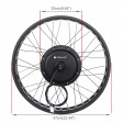 Voilamart 48V 1500W 26" x 4.0 Fat Tire Rear Wheel LCD Electric Bicycle Conversion Kit