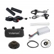 Voilamart 1500W 29" Electric Bicycle Conversion Kit Ebike Motor Cycling Hub Rear Wheel (Thumb Throttle)