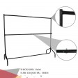 Voilamart 6FT Metal Clothes Rail Stand Heavy Duty Rack Garment Portable Double Rolling 