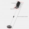 Metal Detector Deep Sensitive Searching Gold Coins Digger Treasure Target Hunter