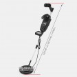 Voilamart Searching Metal Detector Deep Sensitive Gold Digger Treasure Hunter LCD Readout with Headphone