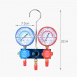9CFM Dual Stages 1HP Vacuum Pump Refrigeration Manifold Gauges Tool Set New