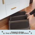 Voilamart 3 Steps Pet Ladder Foldable Cat Doggy Plastic Washable Dog Stairs Ramp Portable