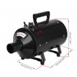 2800W Pet Motorcycle Grooming Hair Dryer Stepless Speed Blower Heater Blaster