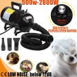 2800W Pet Motorcycle Grooming Hair Dryer Stepless Speed Blower Heater Blaster
