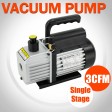 3CFM Single Stage Refrigeration Vacuum Pump Gauges Air Condition Tools Rotary