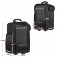 4 in 1 Beauty Cosmetics Makeup Case Trolley Professional Rolling Bag Box Travel