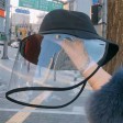  Removable Full Face Protective Cap Windproof Dustproof Anti-Fog Face Shield Hat