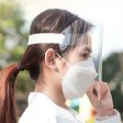 Safety Full Face Masks Hat Clear Cover Shield Protective Flip Up Visor Anti-Fog