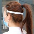 Safety Full Face Masks Hat Clear Cover Shield Protective Flip Up Visor Anti-Fog