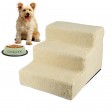 Voilamart Pet Cat Dog Doggy 3 Steps Stairs 30cm Portable Ramp Soft Washable Cover
