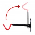 2pc Bicycle Wall Mount Storage Hanger Rack Steel Bike Hook Hanging Stand Garage