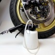 Voilamart Pneumatic Air Brake Bleeder kit Fluid Extractor 4 Adapters Set with Fill Bottle 